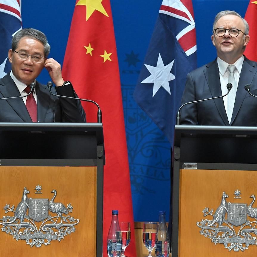 China's Li Qiang Meets with Australian Opposition Leader Anthony Albanese , China, China's Li Qiang Meets with Australian,  Australian, China's Li Qiang , Australian Opposition Leader
